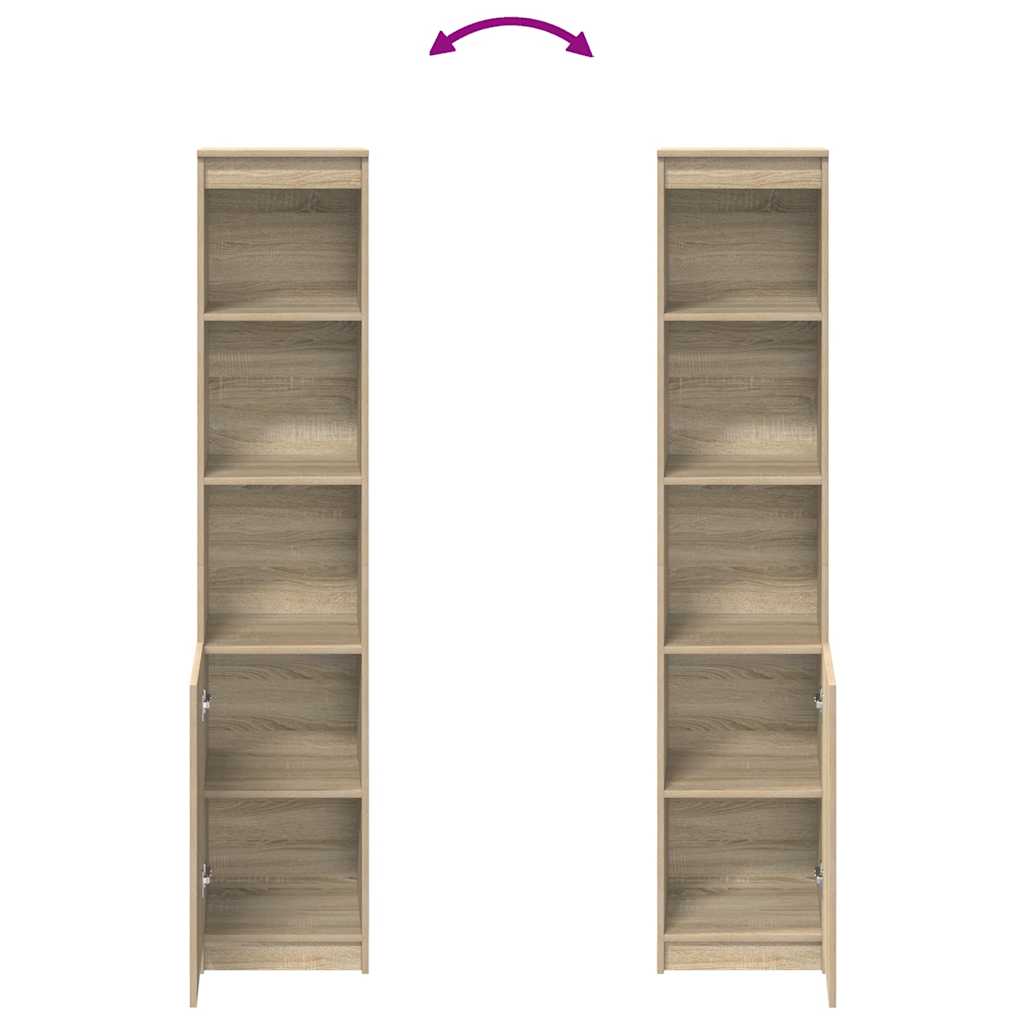 Highboard Sonoma Eg 37,5x35x180 cm Træmateriale