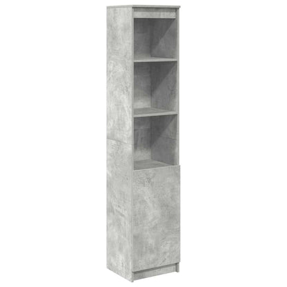 Highboard Beton Grå 37,5x35x180 cm Træmateriale