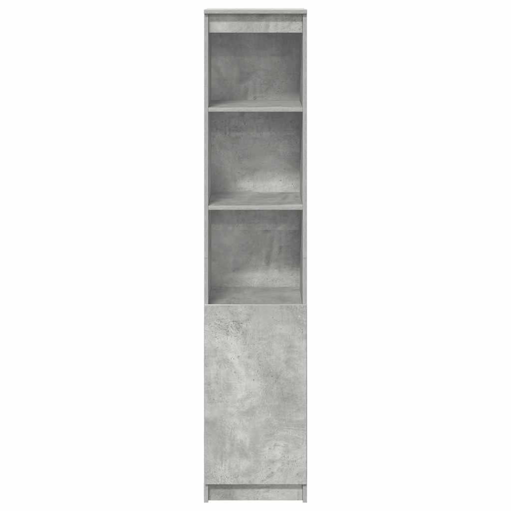 Highboard Beton Grå 37,5x35x180 cm Træmateriale