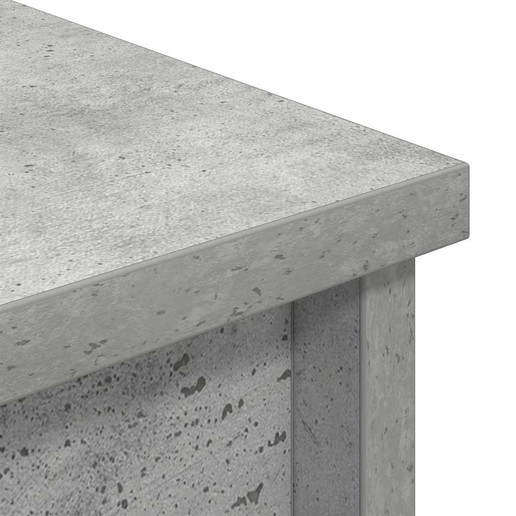 Highboard Beton Grå 37,5x35x180 cm Træmateriale