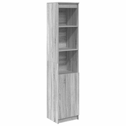 Highboard Grå Sonoma 37,5x35x180 cm Træmateriale