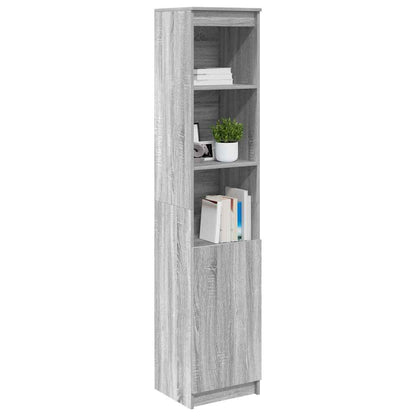 Highboard Grå Sonoma 37,5x35x180 cm Træmateriale