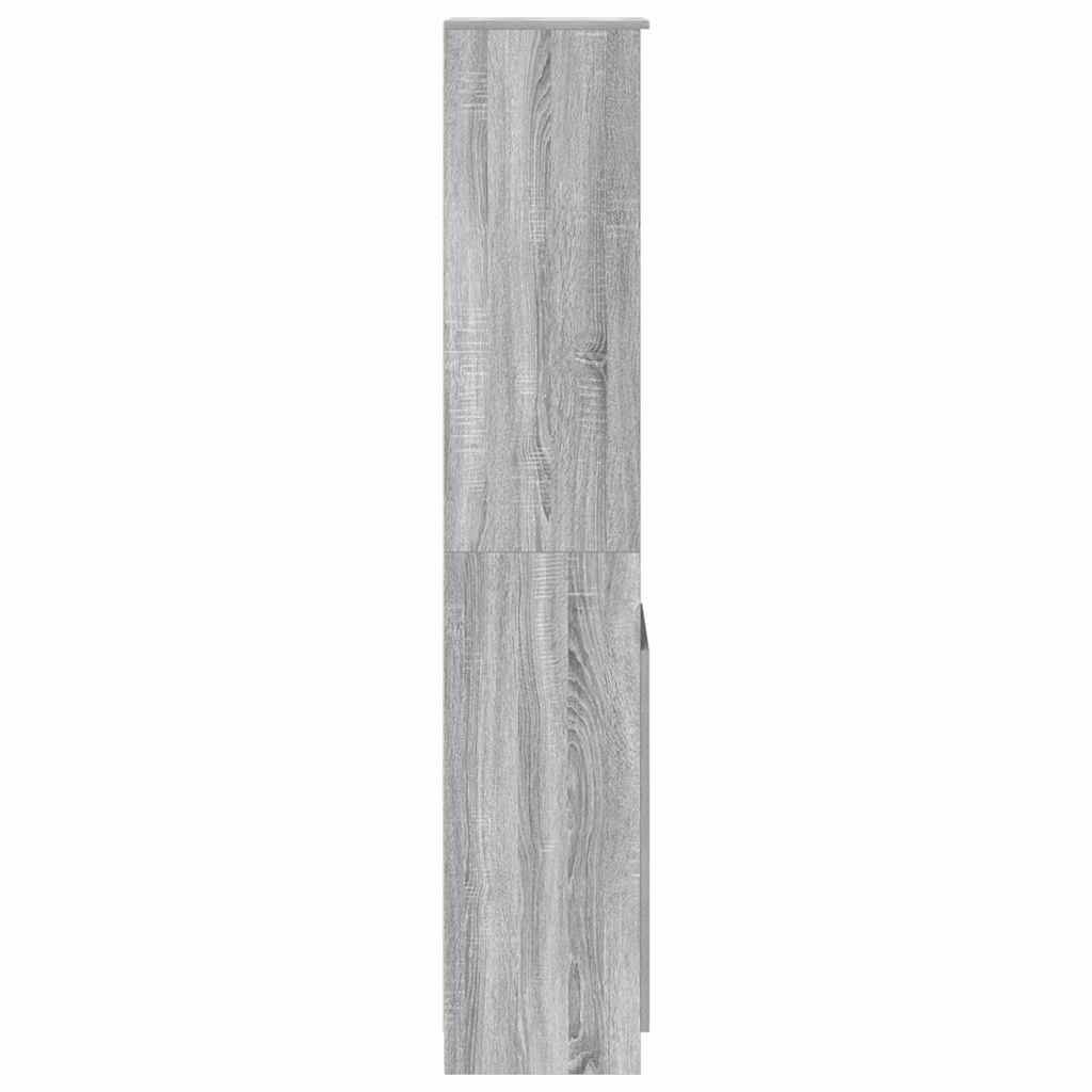 Highboard Grå Sonoma 37,5x35x180 cm Træmateriale