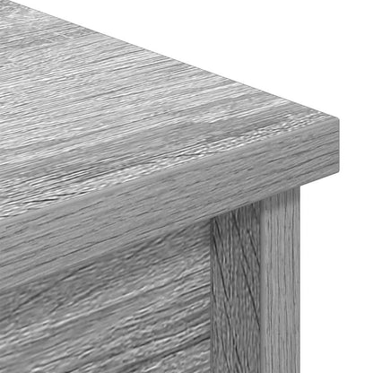 Highboard Grå Sonoma 37,5x35x180 cm Træmateriale