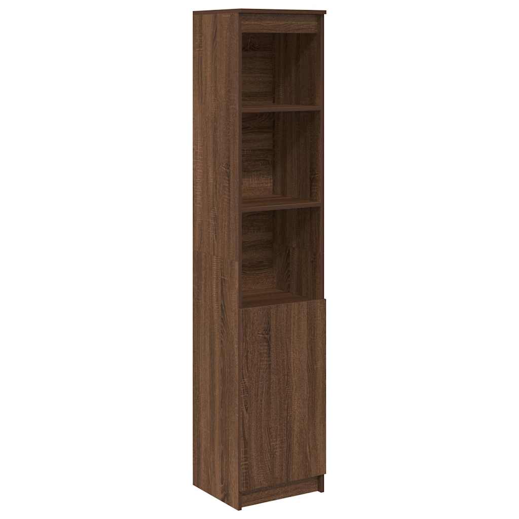 Highboard Brun Eg Look 37,5x35x180 cm Træmateriale