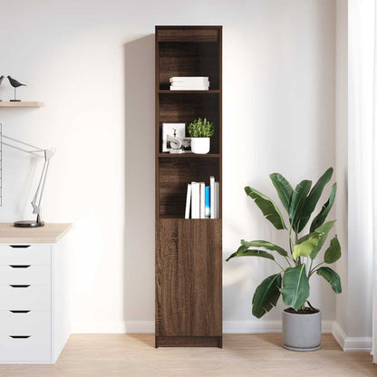 Highboard Brun Eg Look 37,5x35x180 cm Træmateriale