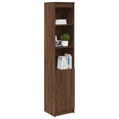Highboard Brun Eg Look 37,5x35x180 cm Træmateriale