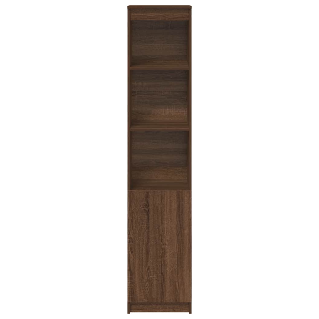 Highboard Brun Eg Look 37,5x35x180 cm Træmateriale
