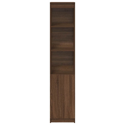 Highboard Brun Eg Look 37,5x35x180 cm Træmateriale