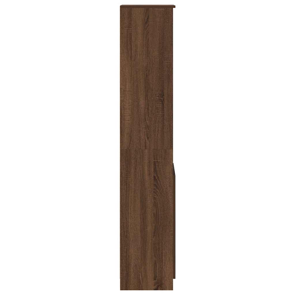 Highboard Brun Eg Look 37,5x35x180 cm Træmateriale