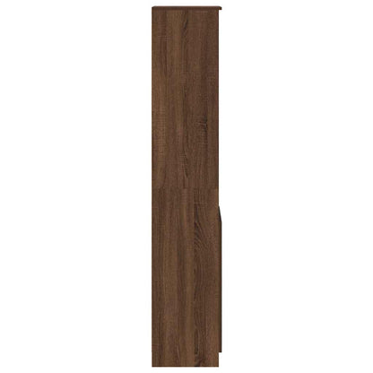 Highboard Brun Eg Look 37,5x35x180 cm Træmateriale