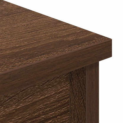 Highboard Brun Eg Look 37,5x35x180 cm Træmateriale
