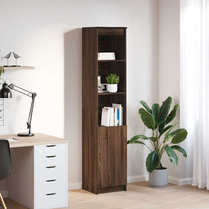 Highboard Brun Eg Look 37,5x35x180 cm Træmateriale