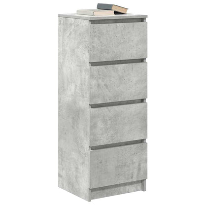 Sideboard Betongrau 37,5x35x99 cm Holzwerkstoff