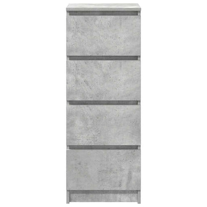 Sideboard Betongrau 37,5x35x99 cm Holzwerkstoff