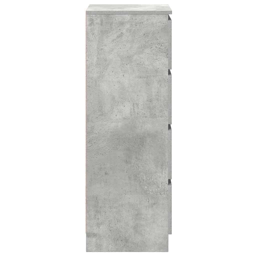 Sideboard Betongrau 37,5x35x99 cm Holzwerkstoff