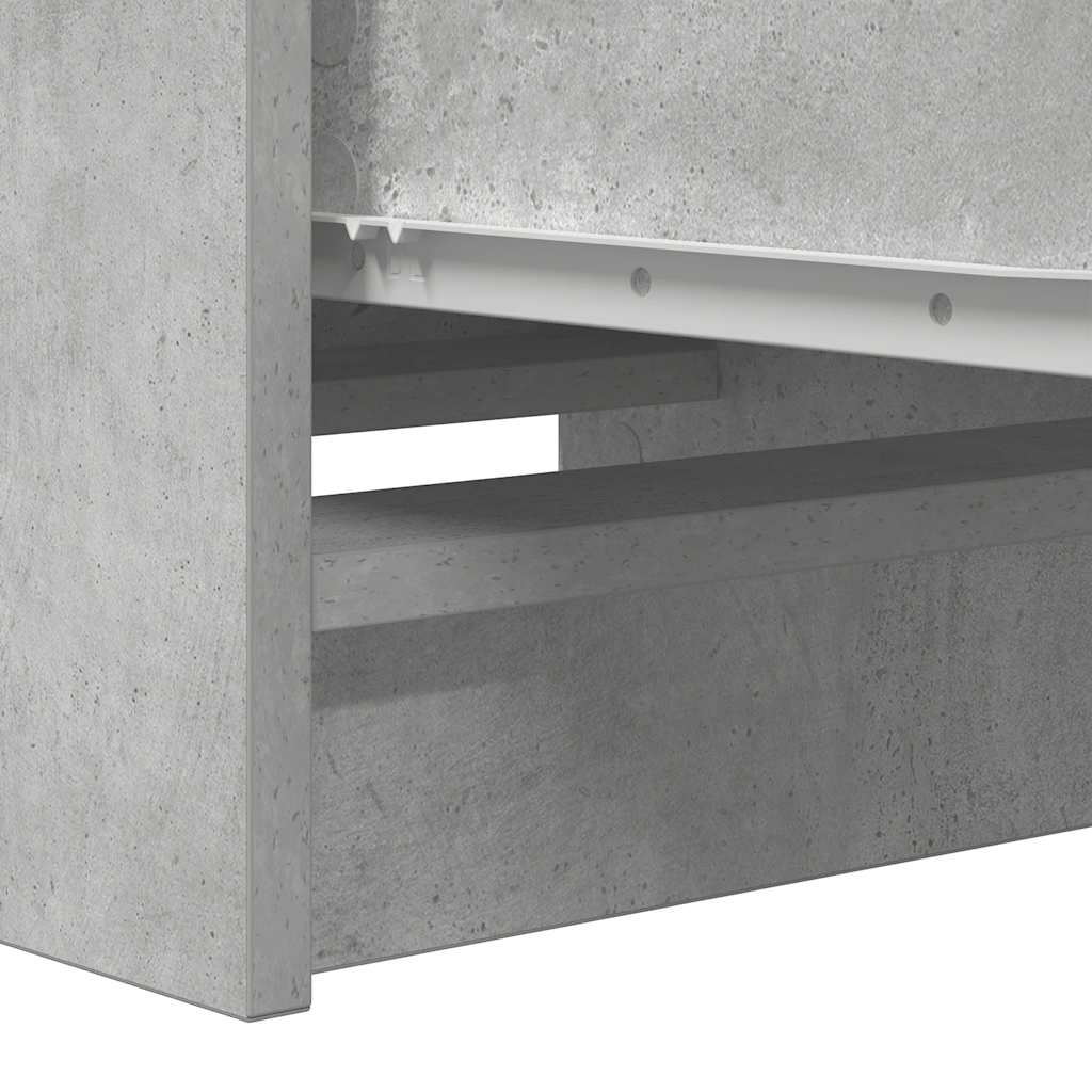 Sideboard Betongrau 37,5x35x99 cm Holzwerkstoff