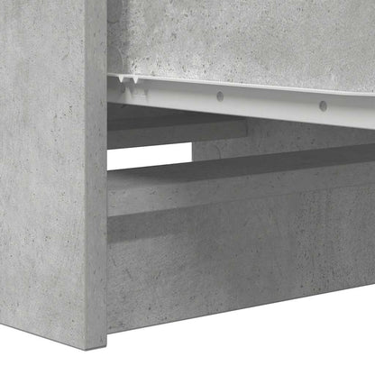 Sideboard Betongrau 37,5x35x99 cm Holzwerkstoff
