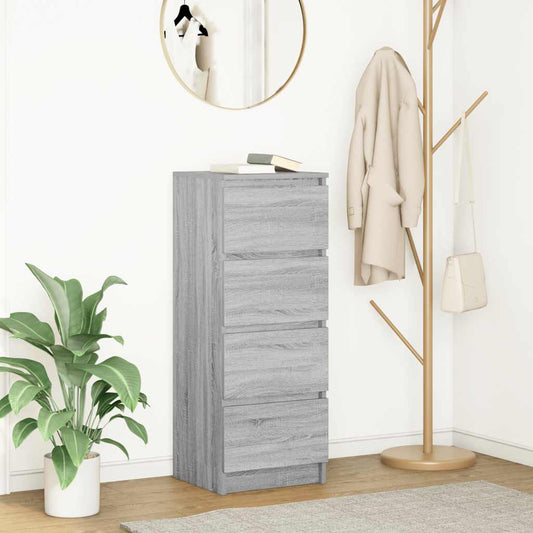 Sideboard Grau Sonoma 37,5x35x99 cm Holzwerkstoff