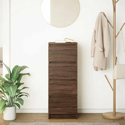 Sideboard Braun Eichen-Optik 37,5x35x99 cm Holzwerkstoff