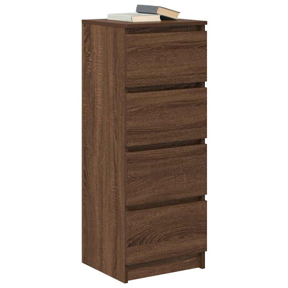 Sideboard Braun Eichen-Optik 37,5x35x99 cm Holzwerkstoff