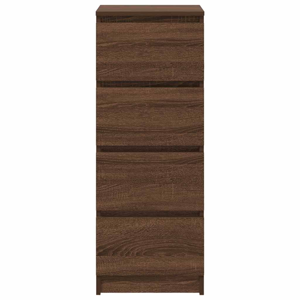 Sideboard Braun Eichen-Optik 37,5x35x99 cm Holzwerkstoff