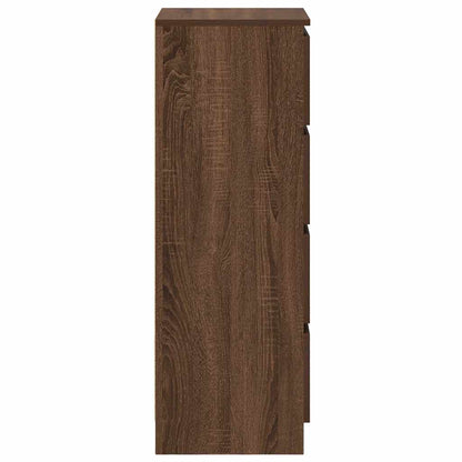 Sideboard Braun Eichen-Optik 37,5x35x99 cm Holzwerkstoff