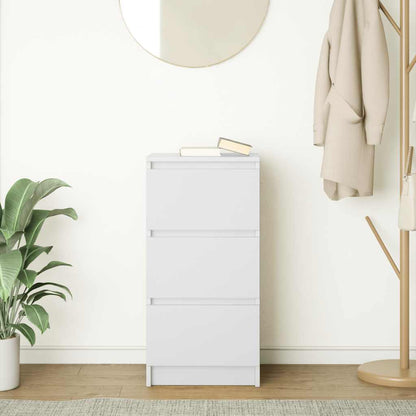 Sideboard Weiß 37,5x35x76 cm Holzwerkstoff