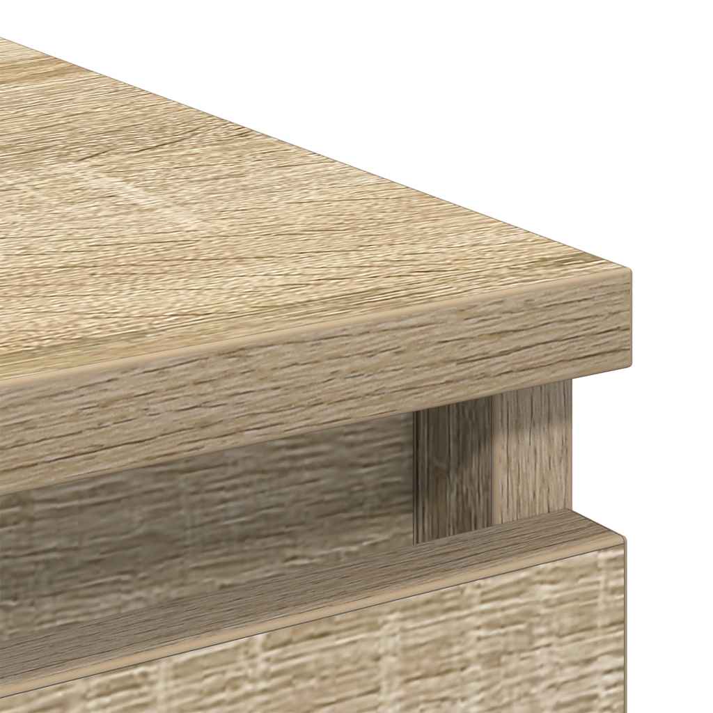 Sideboard Sonoma-Eiche 37,5x35x76 cm Holzwerkstoff