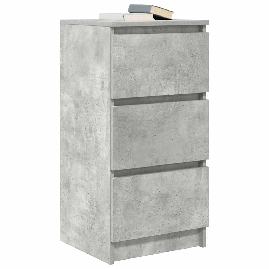 Sideboard Betongrau 37,5x35x76 cm Holzwerkstoff