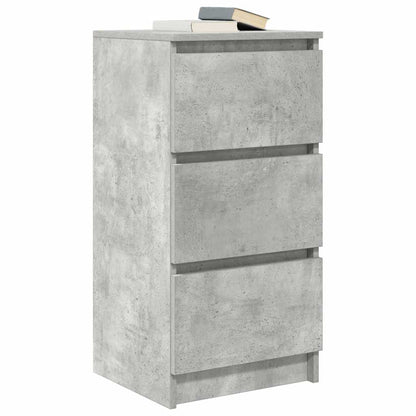 Sideboard Betongrau 37,5x35x76 cm Holzwerkstoff