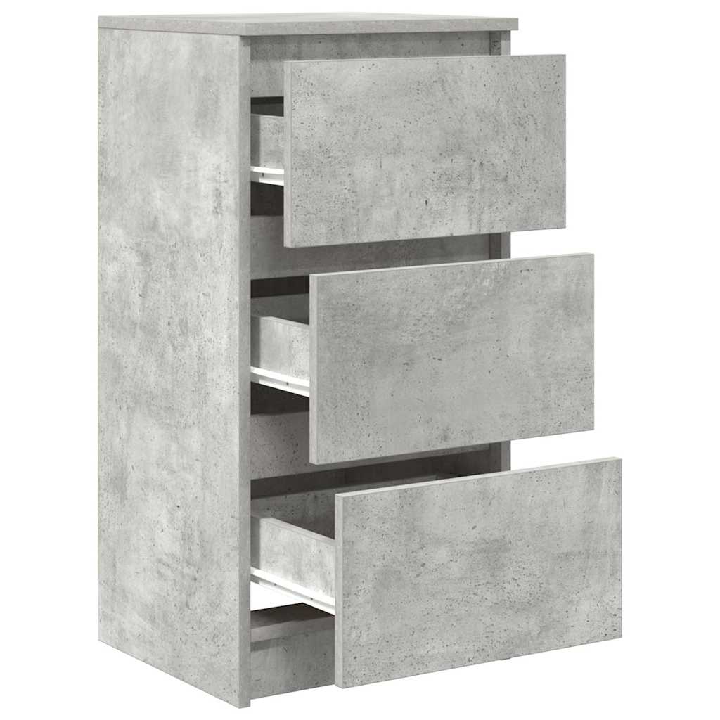 Sideboard Betongrau 37,5x35x76 cm Holzwerkstoff