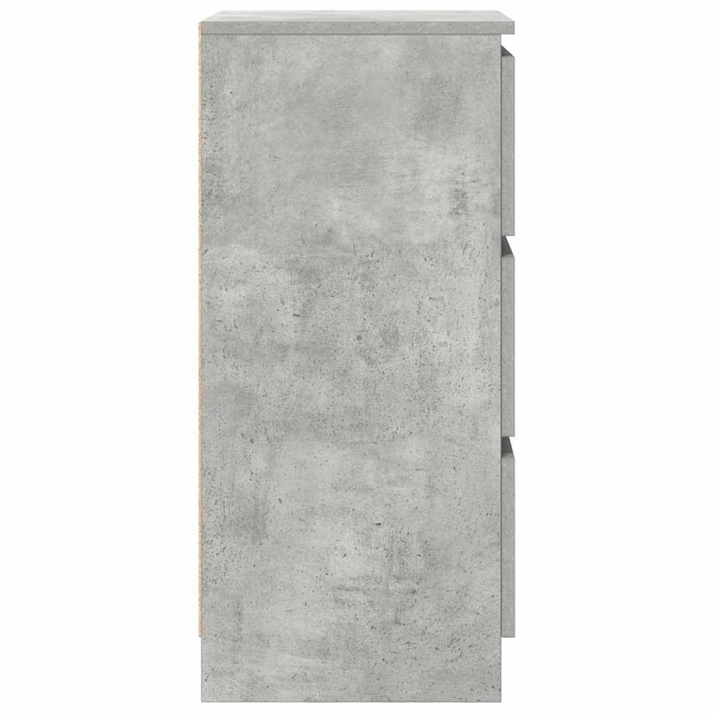 Sideboard Betongrau 37,5x35x76 cm Holzwerkstoff