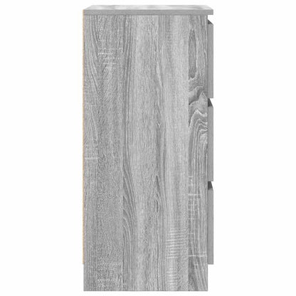 Sideboard Grau Sonoma 37,5x35x76 cm Holzwerkstoff