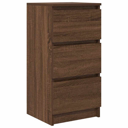 Sideboard Braun Eichen-Optik 37,5x35x76 cm Holzwerkstoff