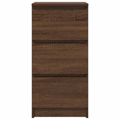 Sideboard Braun Eichen-Optik 37,5x35x76 cm Holzwerkstoff