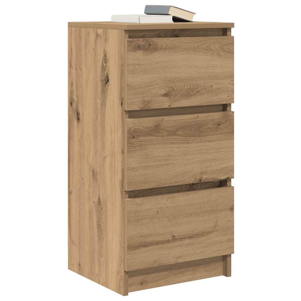 Sideboard Artisan-Eiche 37,5x35x76 cm Holzwerkstoff