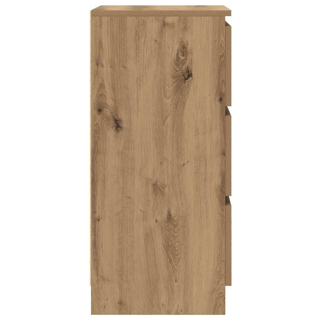 Sideboard Artisan-Eiche 37,5x35x76 cm Holzwerkstoff
