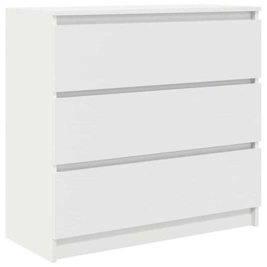 Sideboard Weiß 80x35x76 cm Holzwerkstoff