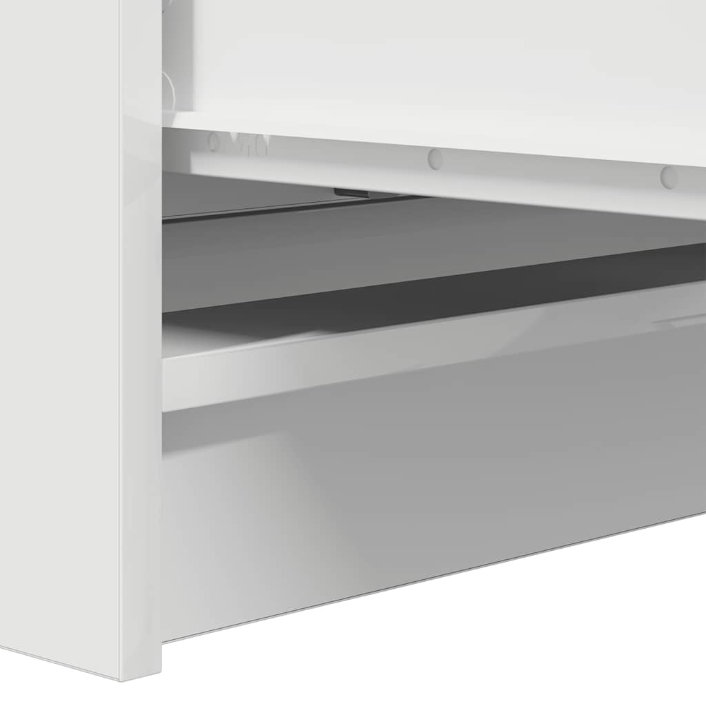 Sideboard Weiß 80x35x76 cm Holzwerkstoff