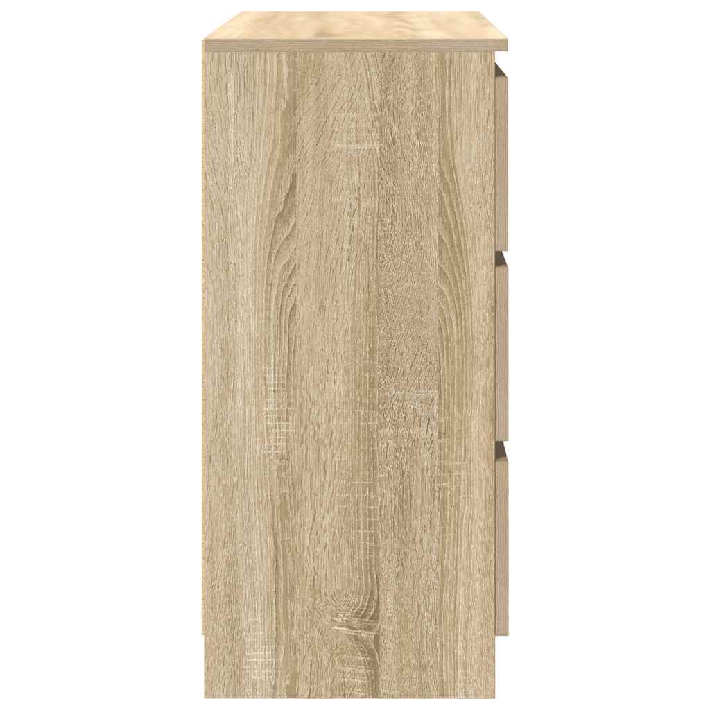 Sideboard Sonoma-Eiche 80x35x76 cm Holzwerkstoff