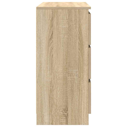 Sideboard Sonoma-Eiche 80x35x76 cm Holzwerkstoff