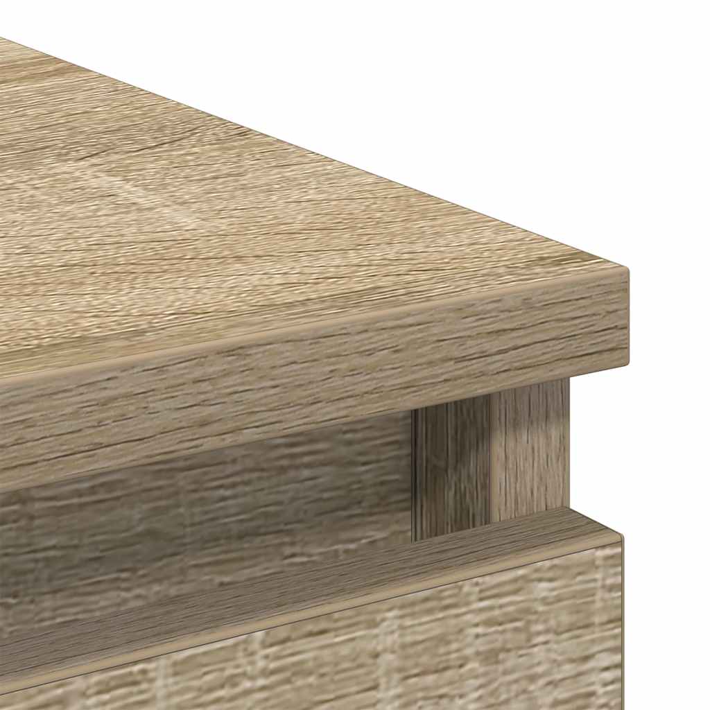 Sideboard Sonoma-Eiche 80x35x76 cm Holzwerkstoff
