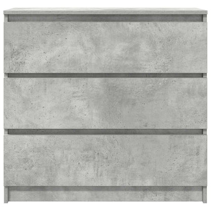Sideboard Betongrau 80x35x76 cm Holzwerkstoff