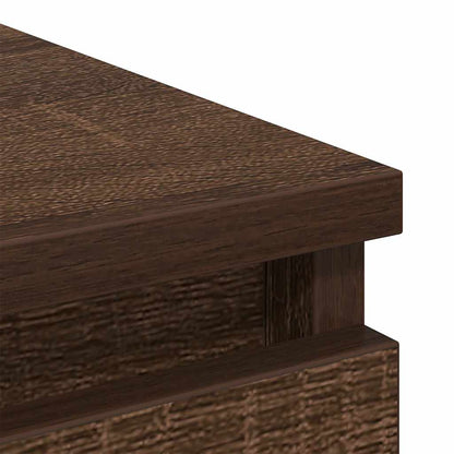 Sideboard Braun Eichen-Optik 80x35x76 cm Holzwerkstoff