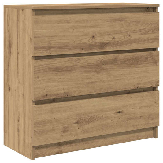 Sideboard Artisan-Eiche 80x35x76 cm Holzwerkstoff