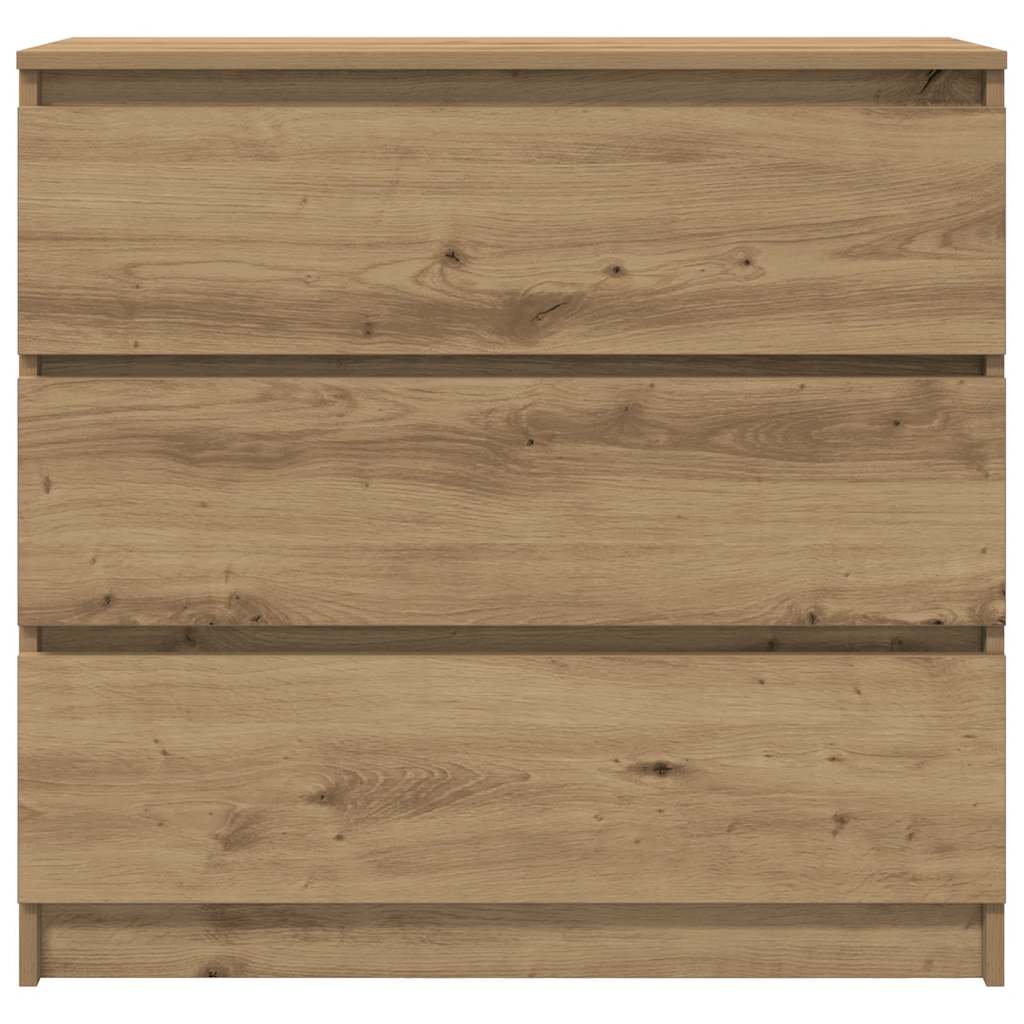 Sideboard Artisan-Eiche 80x35x76 cm Holzwerkstoff