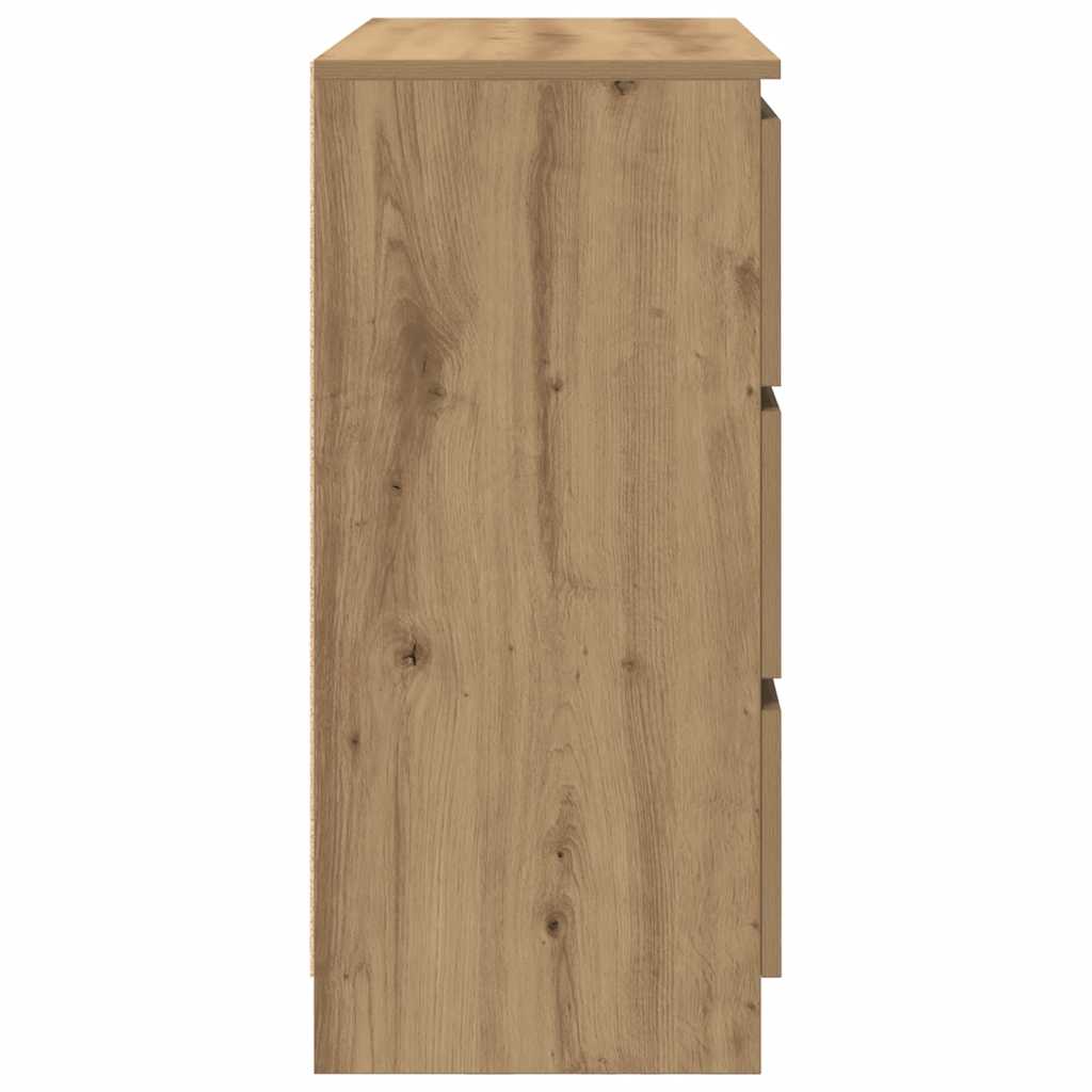 Sideboard Artisan-Eiche 80x35x76 cm Holzwerkstoff