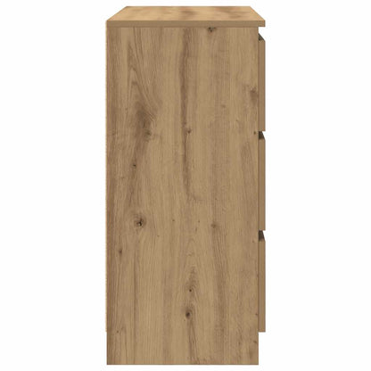 Sideboard Artisan-Eiche 80x35x76 cm Holzwerkstoff