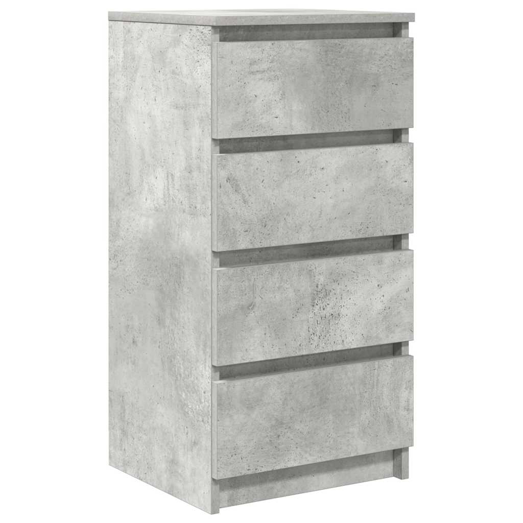 Sideboard Betongrau 37,5x35x76 cm Holzwerkstoff